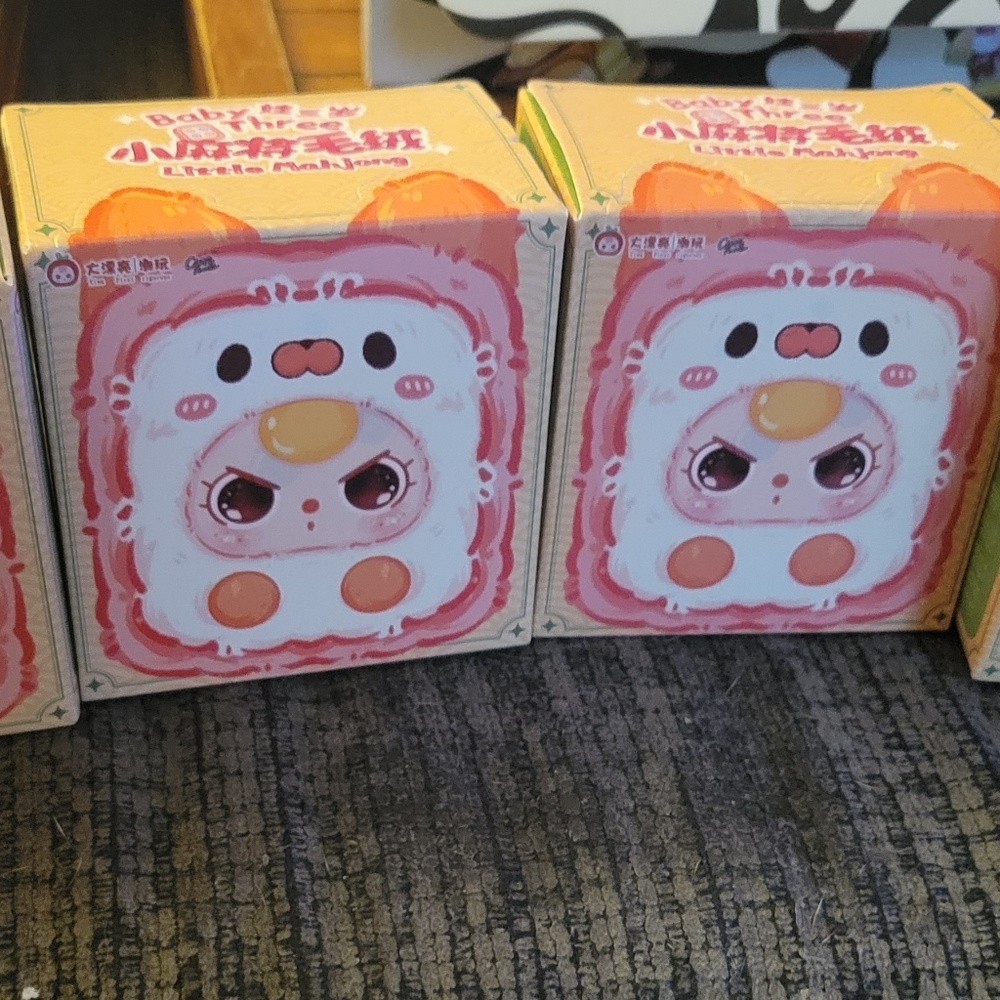 Baby Three Little Mahjong Series Plush Blind Boxes (4)